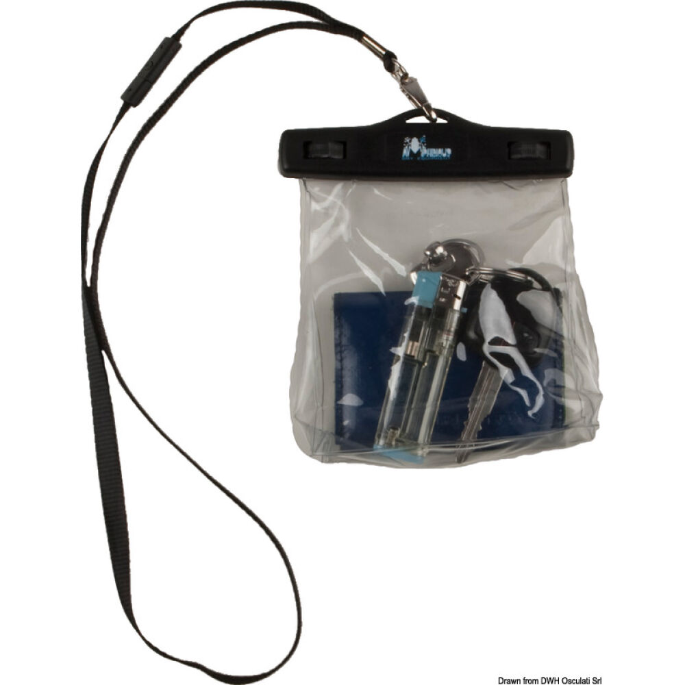 Porta oggetti stagno trasparente 12 x 11 cm