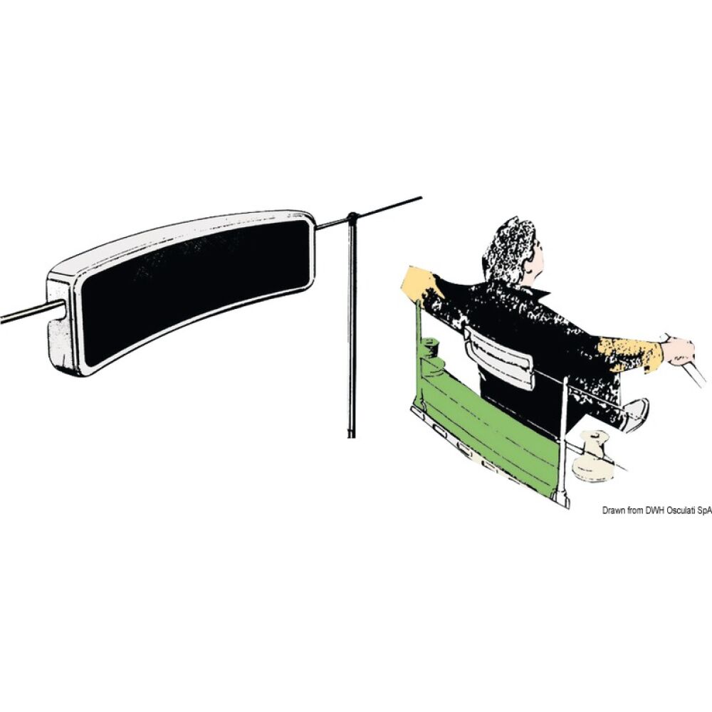 Schienalino bianco per battagliola