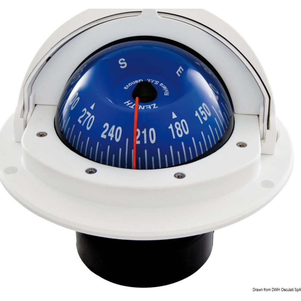 RIVIERA AV compass 3" blue rose/white body