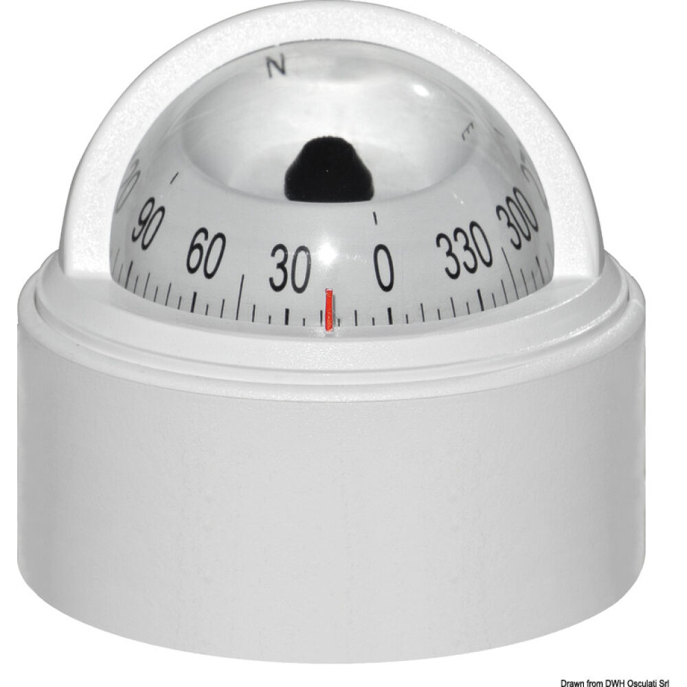 Bussola Riviera BS1 2"1/2 bianca,rosa bianca