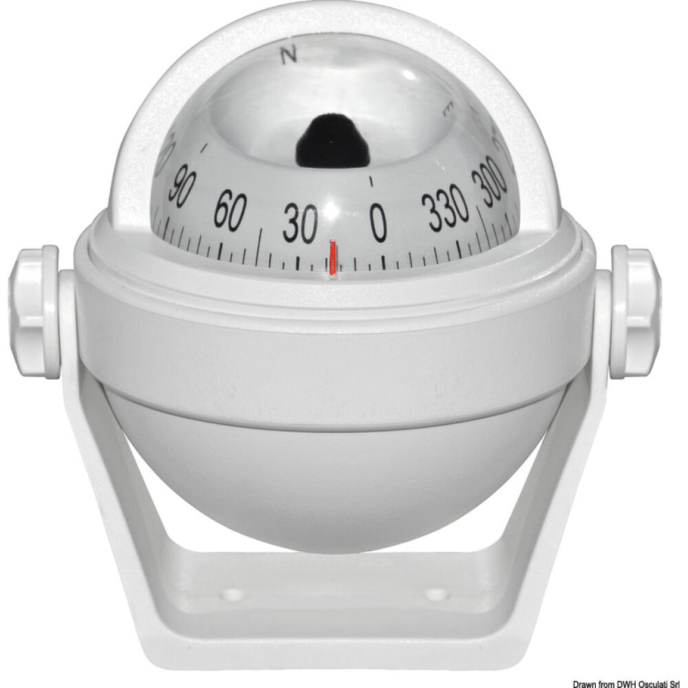 Bussola Riviera BS2 2"1/2 bianca,rosa bianca