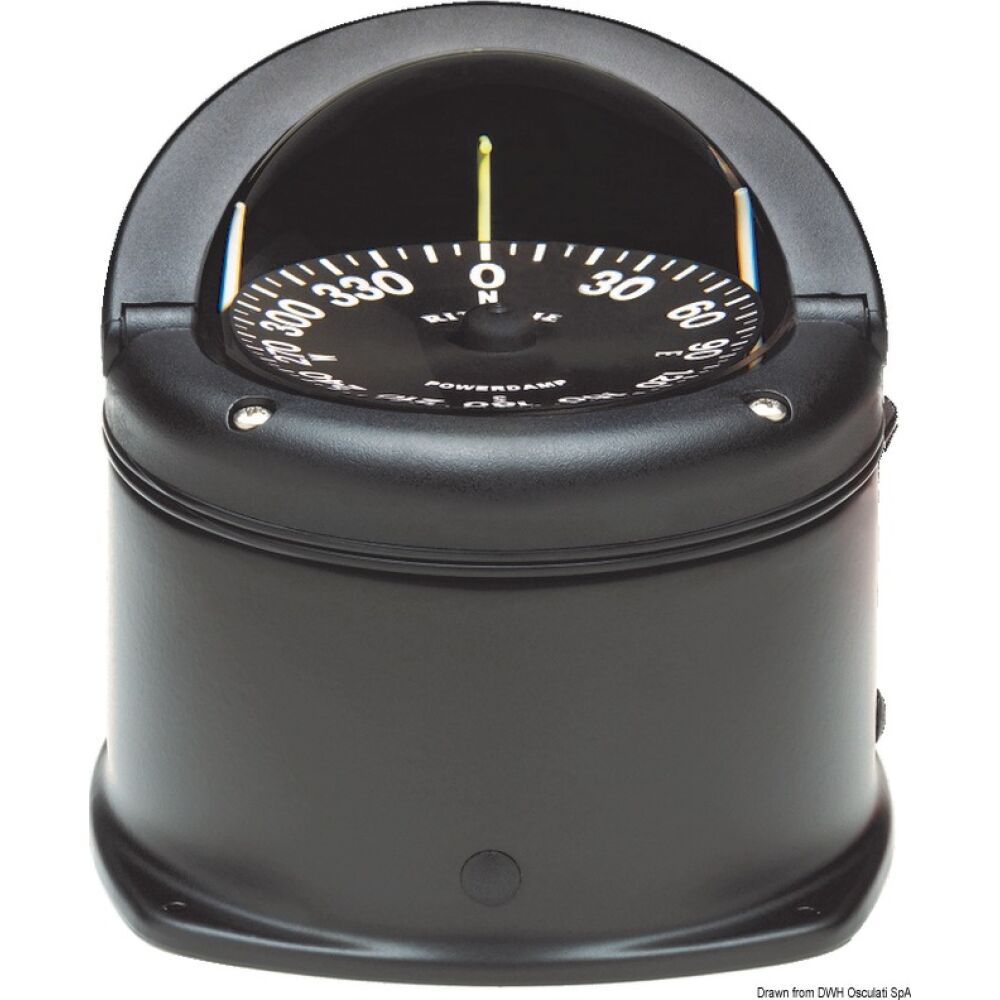 Bussola Ritchie Helmsman 3"3/4 chiesuola nera/nera