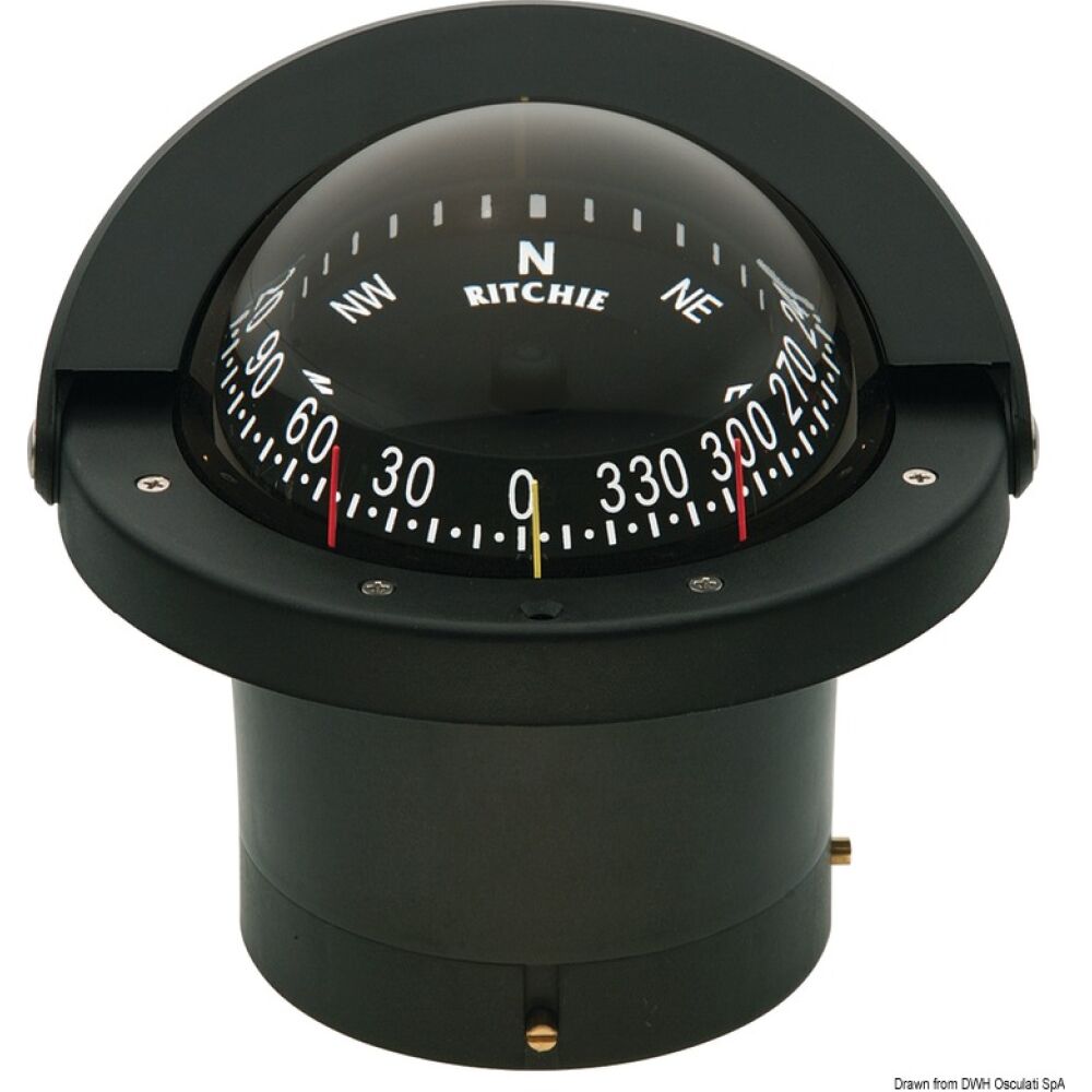 Bussola Ritchie Navigator 4"1/2 incasso comb. n/n