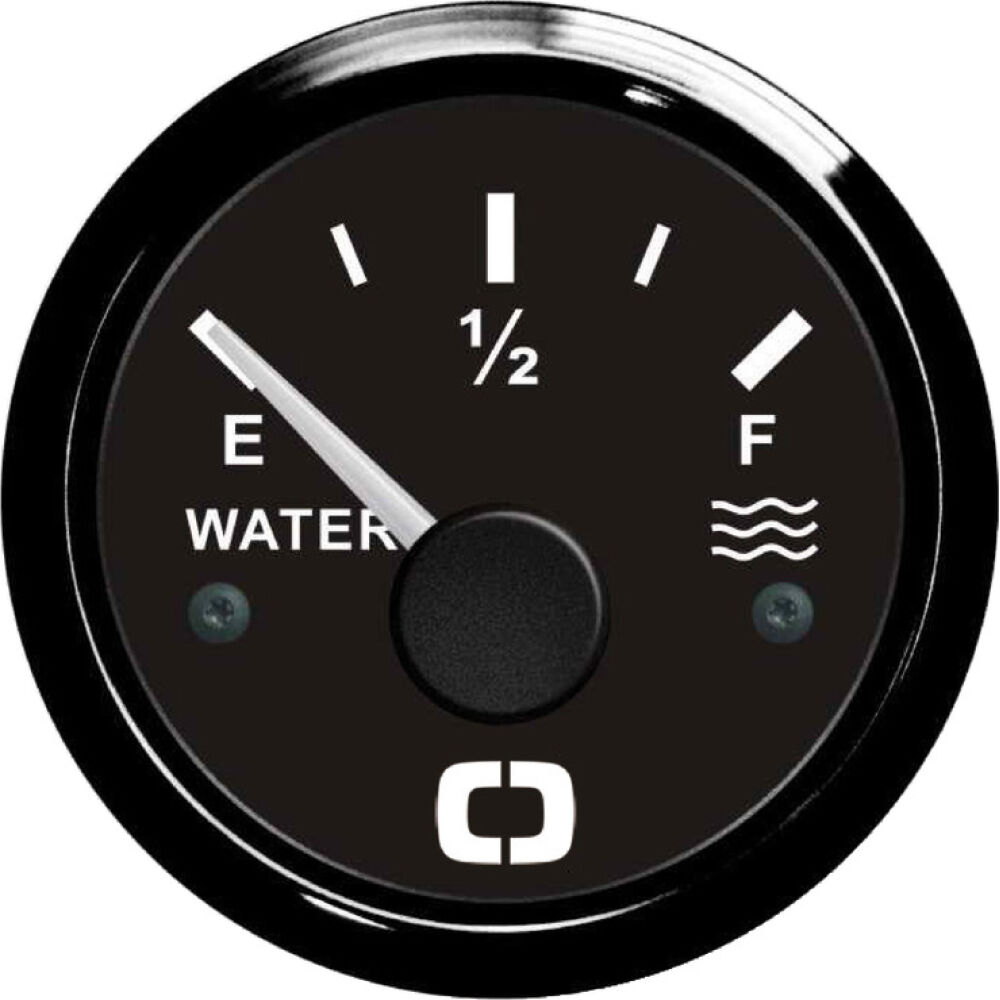 Indicatore livello acqua 240/33 ohm nero/nera