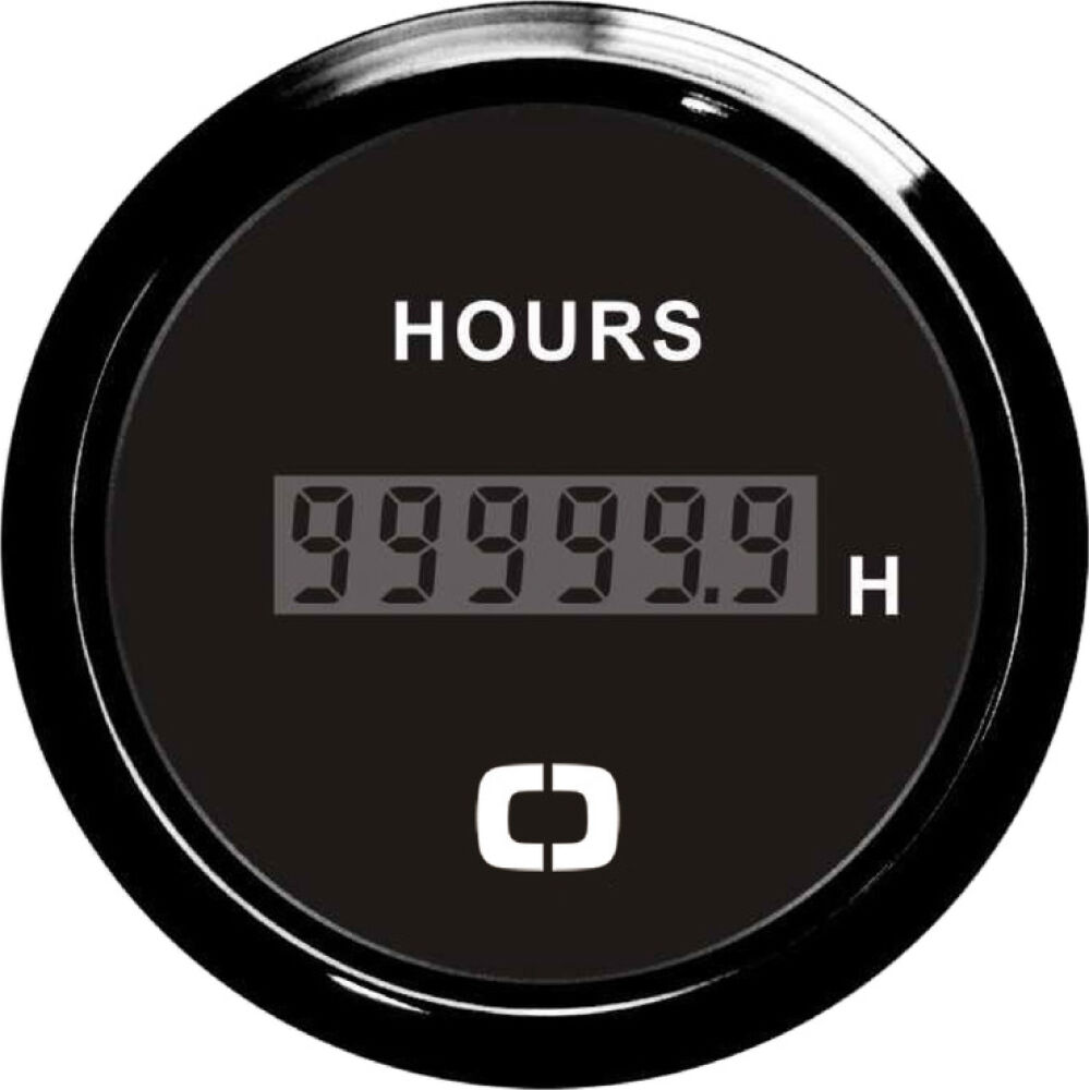Contaore digitale nero/nera