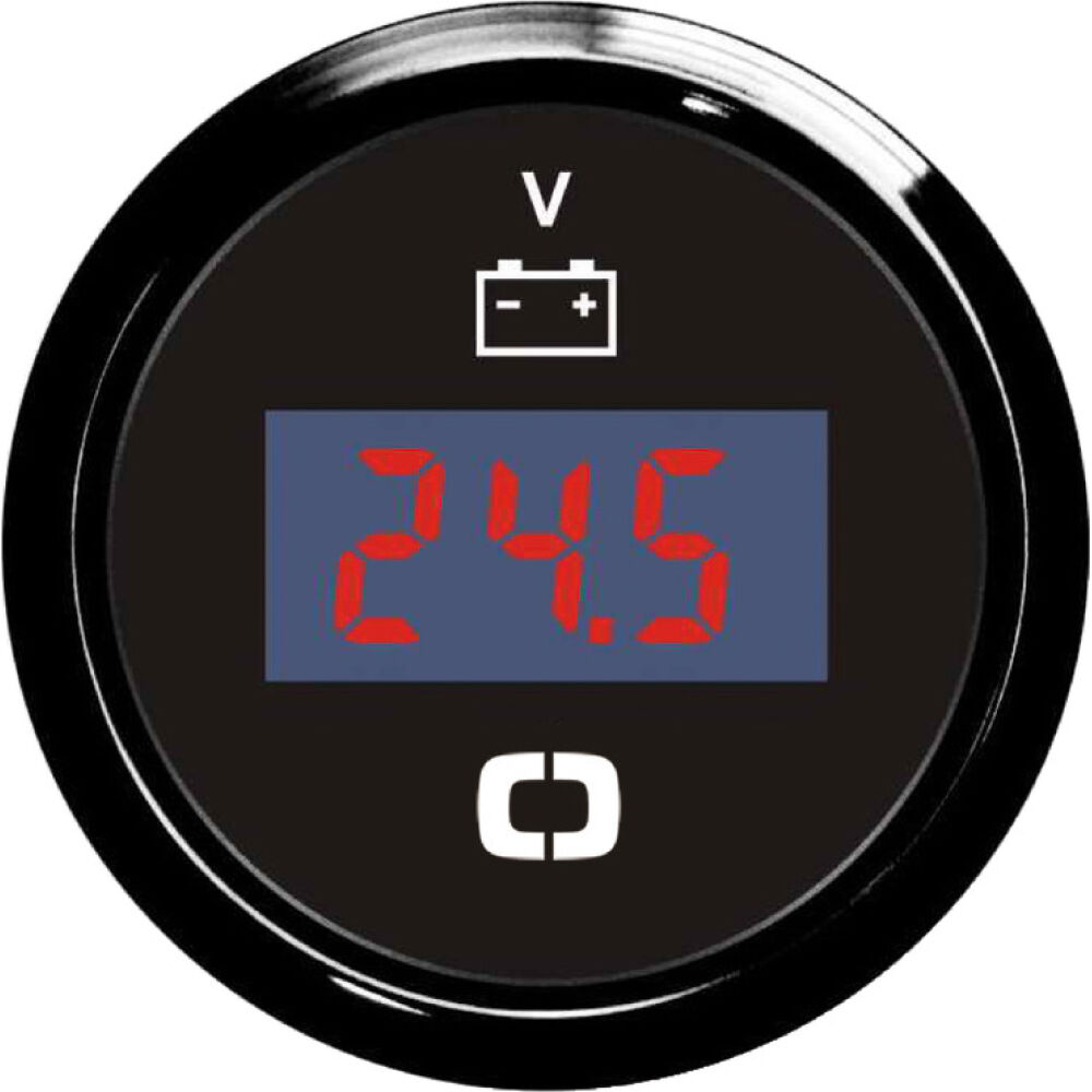 Voltmetro digitale 8/32 V nero/nera