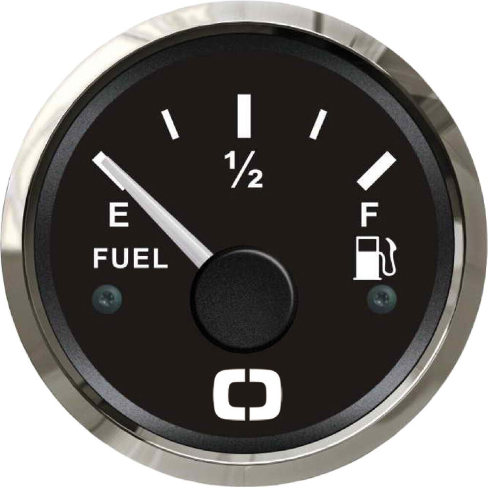 Indicatore carburante 240/33 ohm nero/lucida
