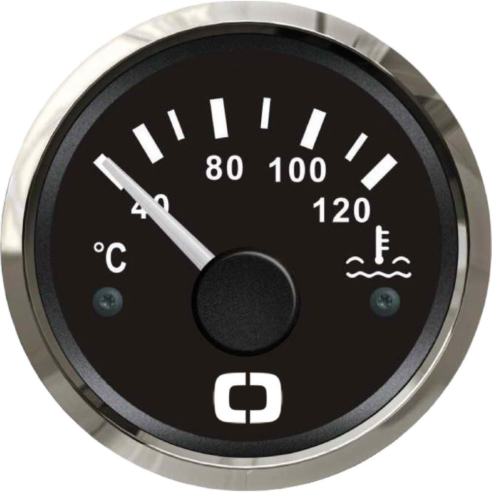 Indicatore temperaura acqua 40/120° nero/lucida