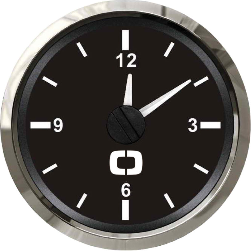 Orologio al quarzo nero/lucida