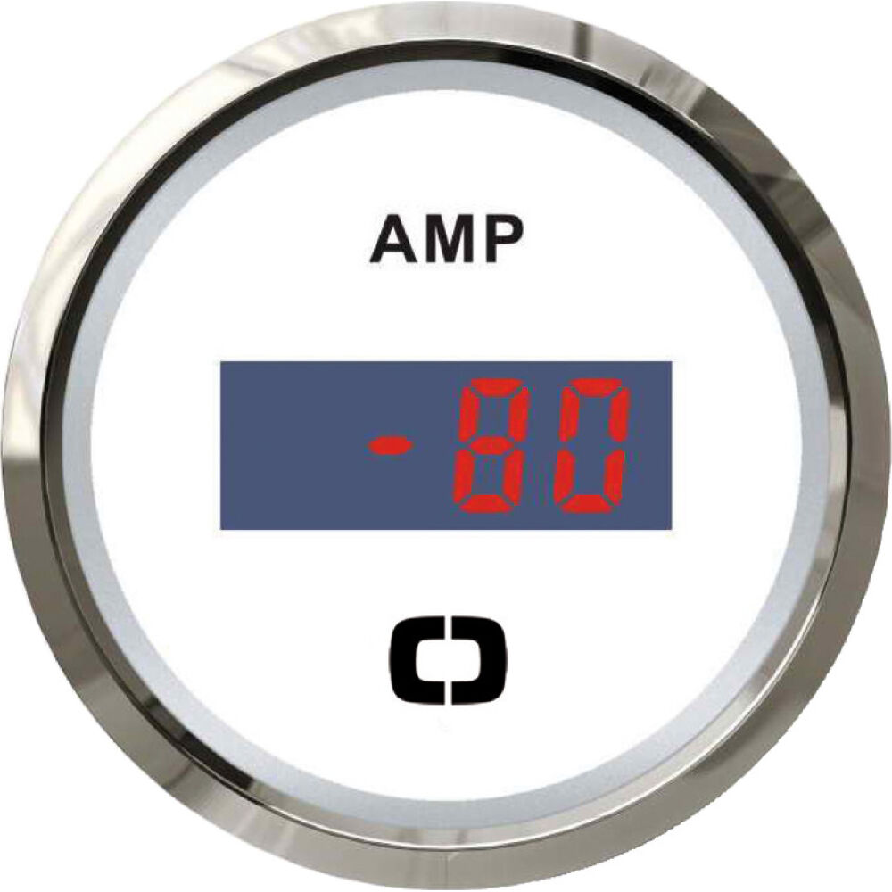 Amperometro digitale con shunt bianco/lucida