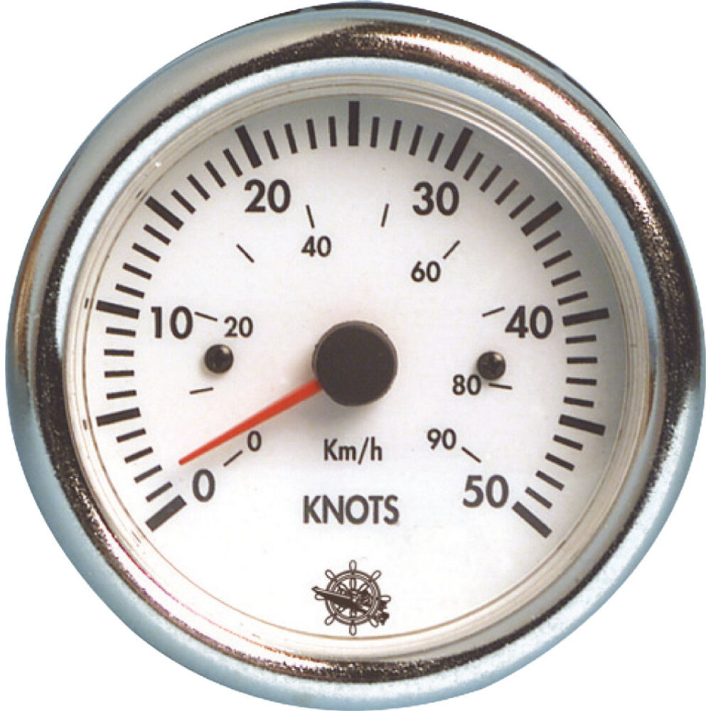 Spidometro 0-50 nodi 12 V nero