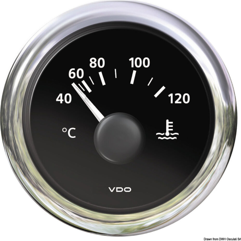 Termometro acqua nero