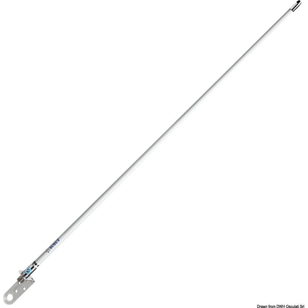 Antenna VHF Scout KM4 predisposta per Windex 100cm