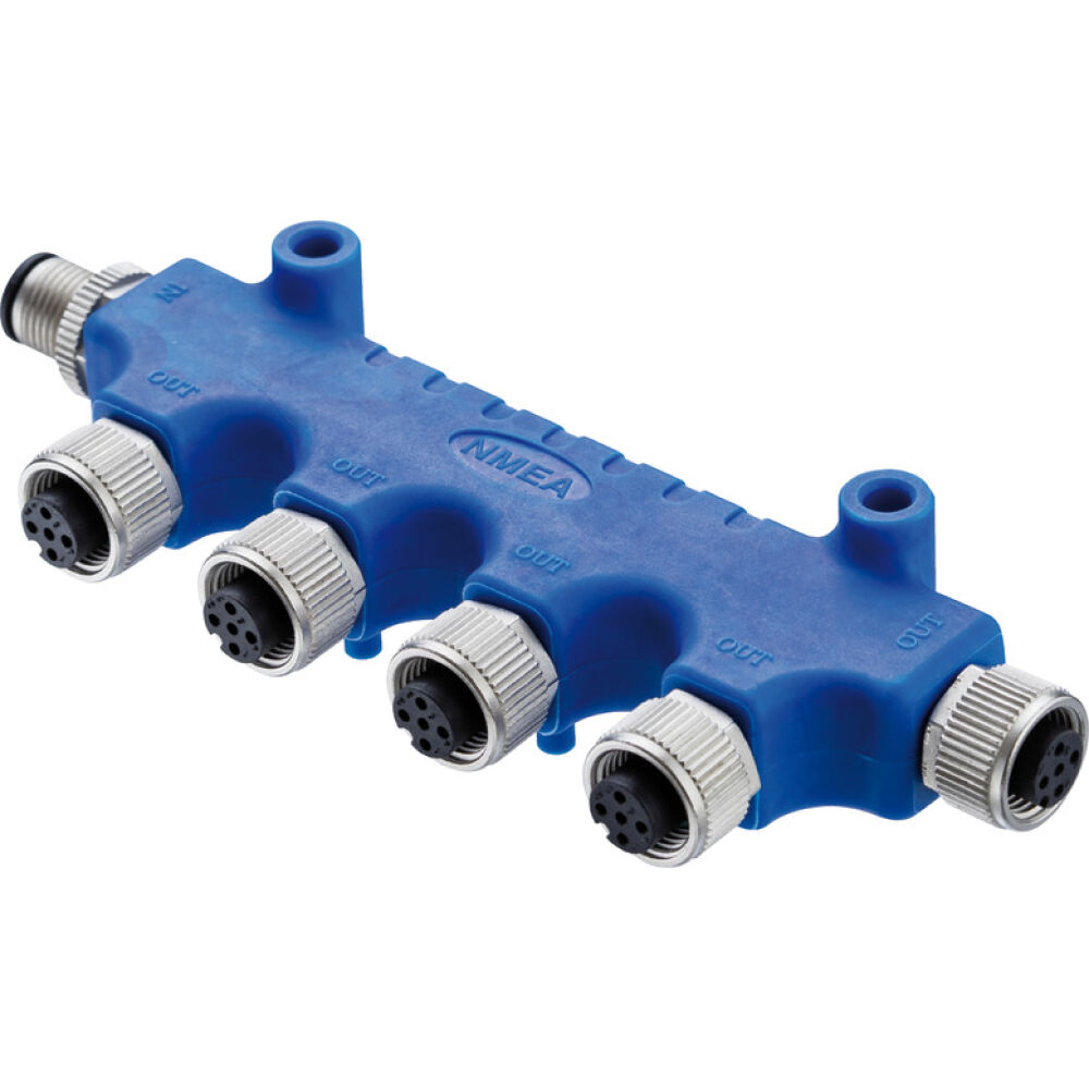 NMEA 2000 4-way connector 4A 60 V