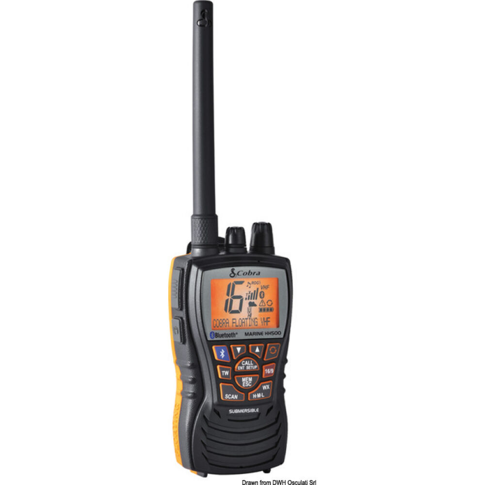 VHF galleggiante Cobra MR HH500 con bluetooth