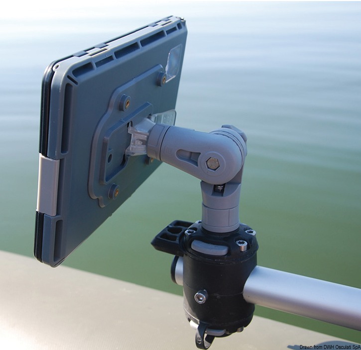 Supporto snodato per montaggio custodie tablet