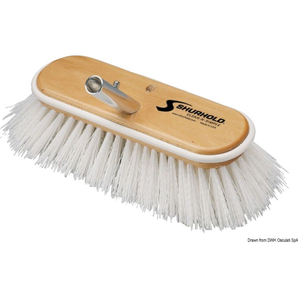 Scrubber 10" hard white fibres