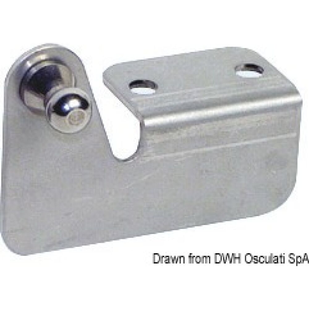 Piastr.squadra sbalzo sfera SX