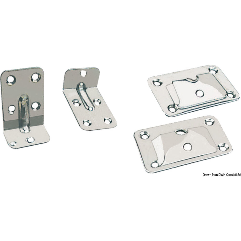 Serie mensole in acciaio inox