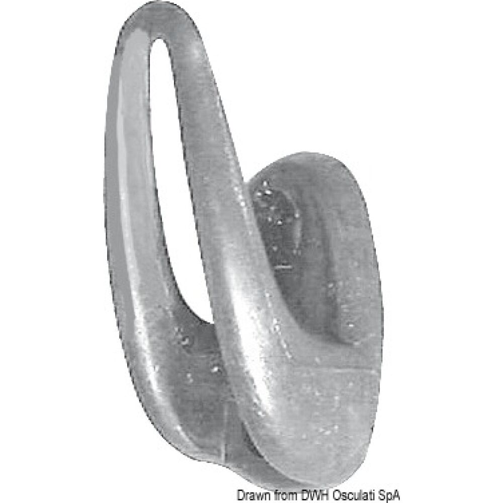 Coat hook nylon 55x24 mm
