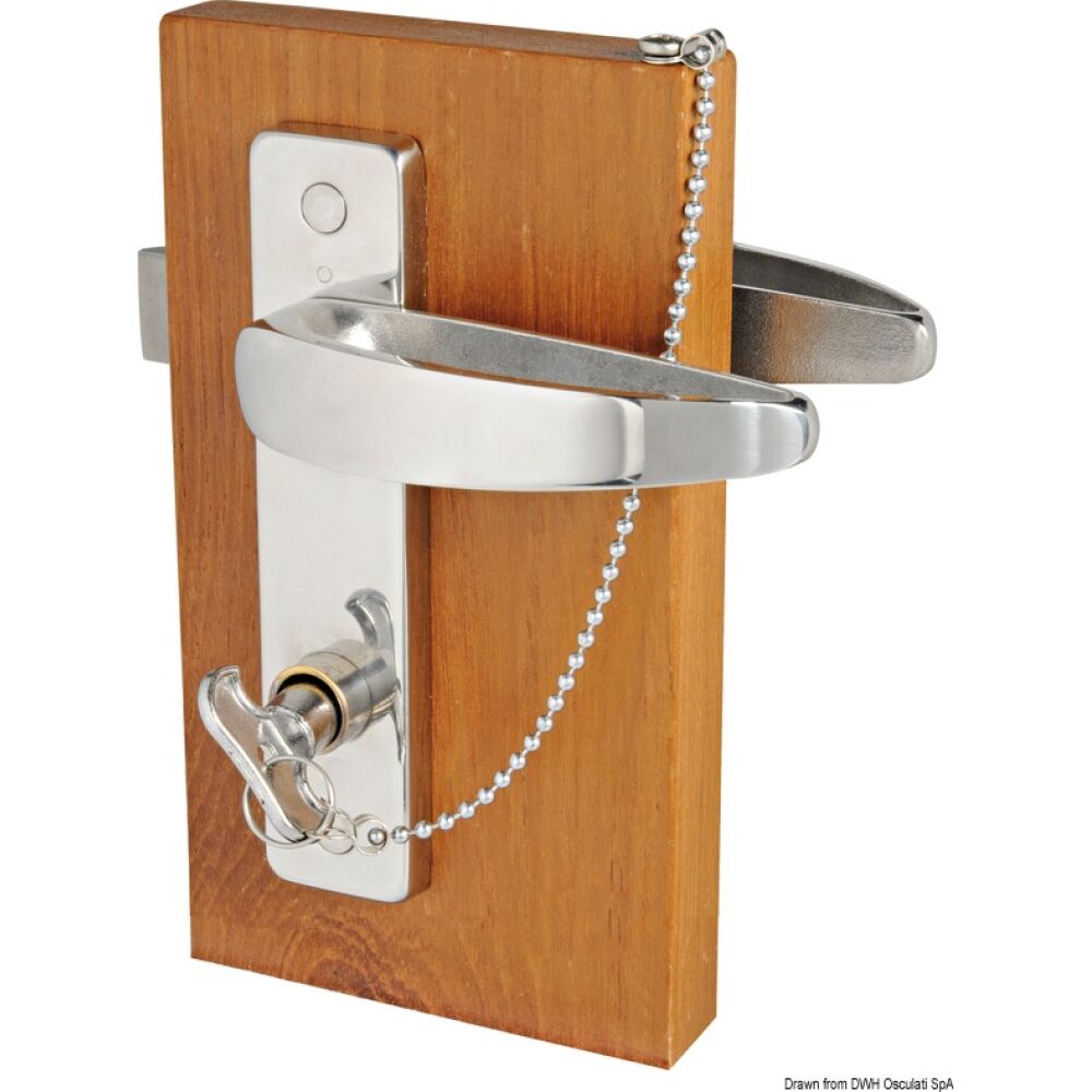 Smart pair of handles w/plates RH inside +outside