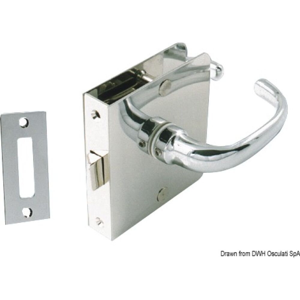 Serratura sx ot.cr + maniglia