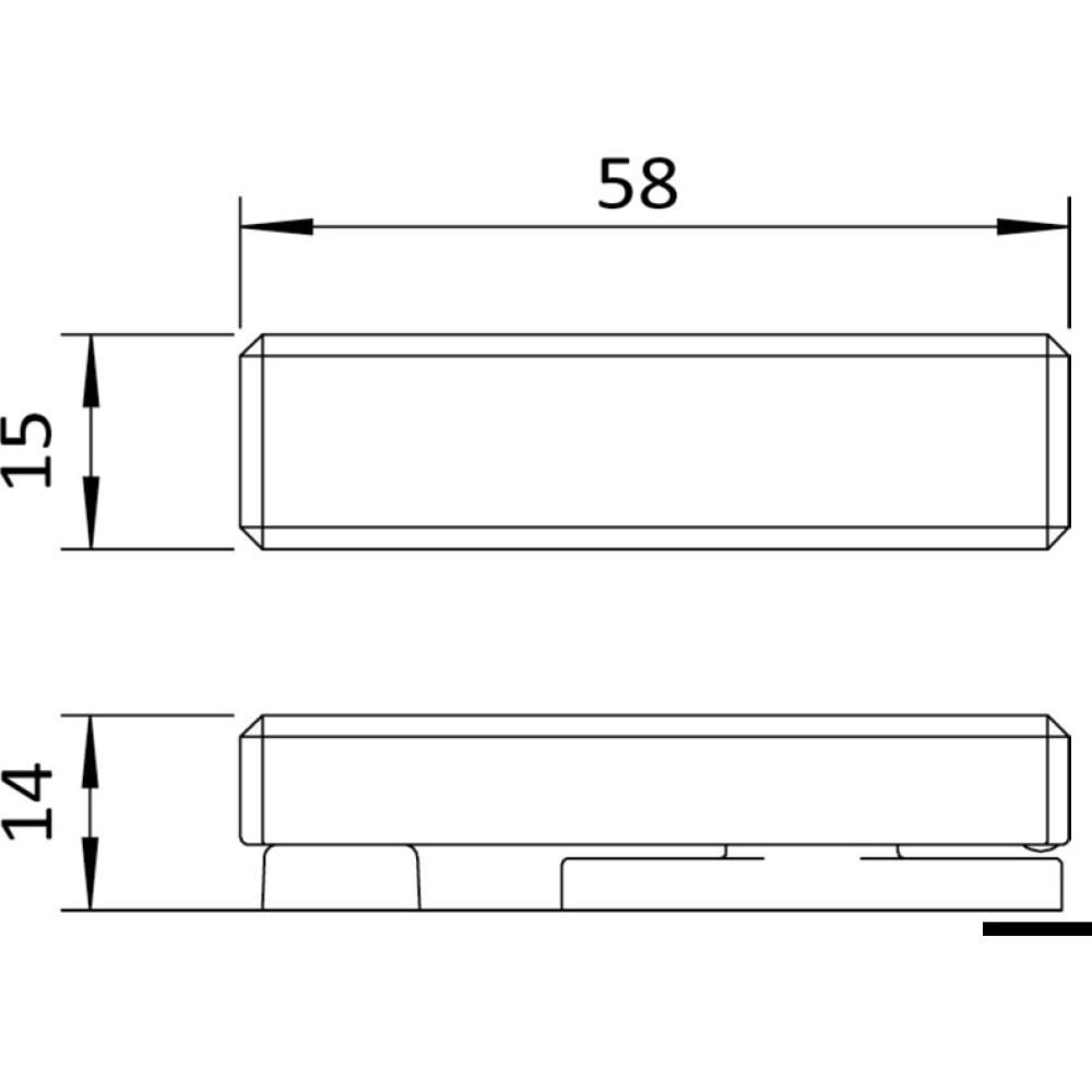 Fermaporte girevole in accaio inox