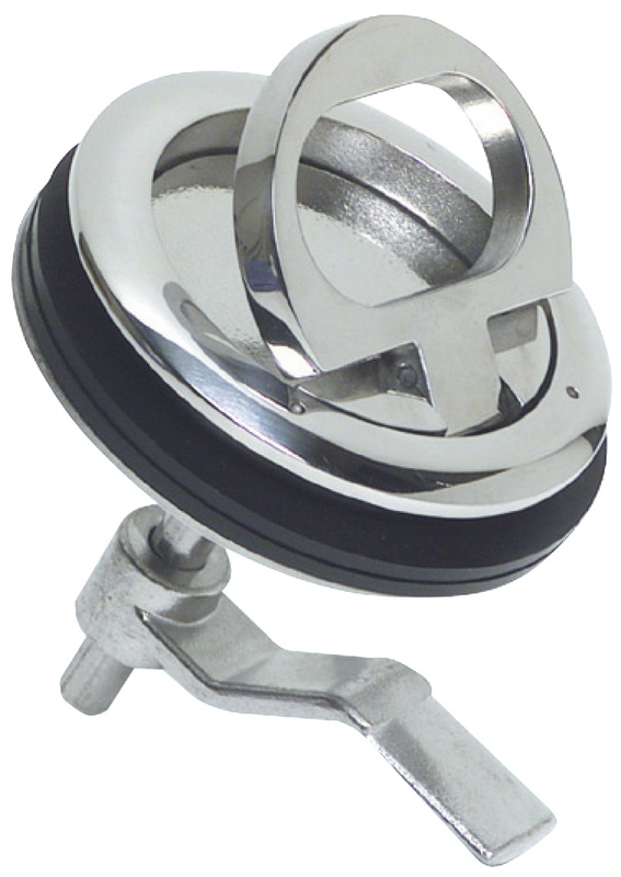 Alzapagliolo inox + serratura