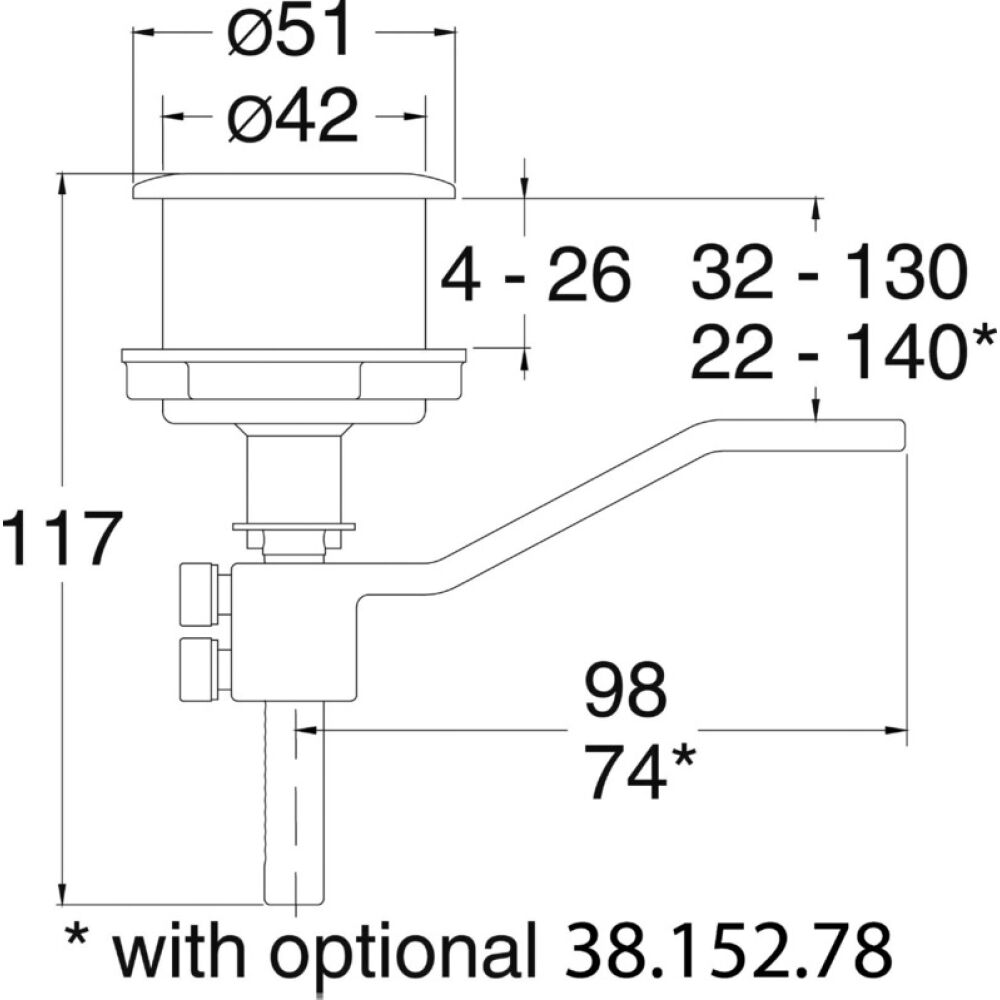 Alzapagliolo per maniglia winch