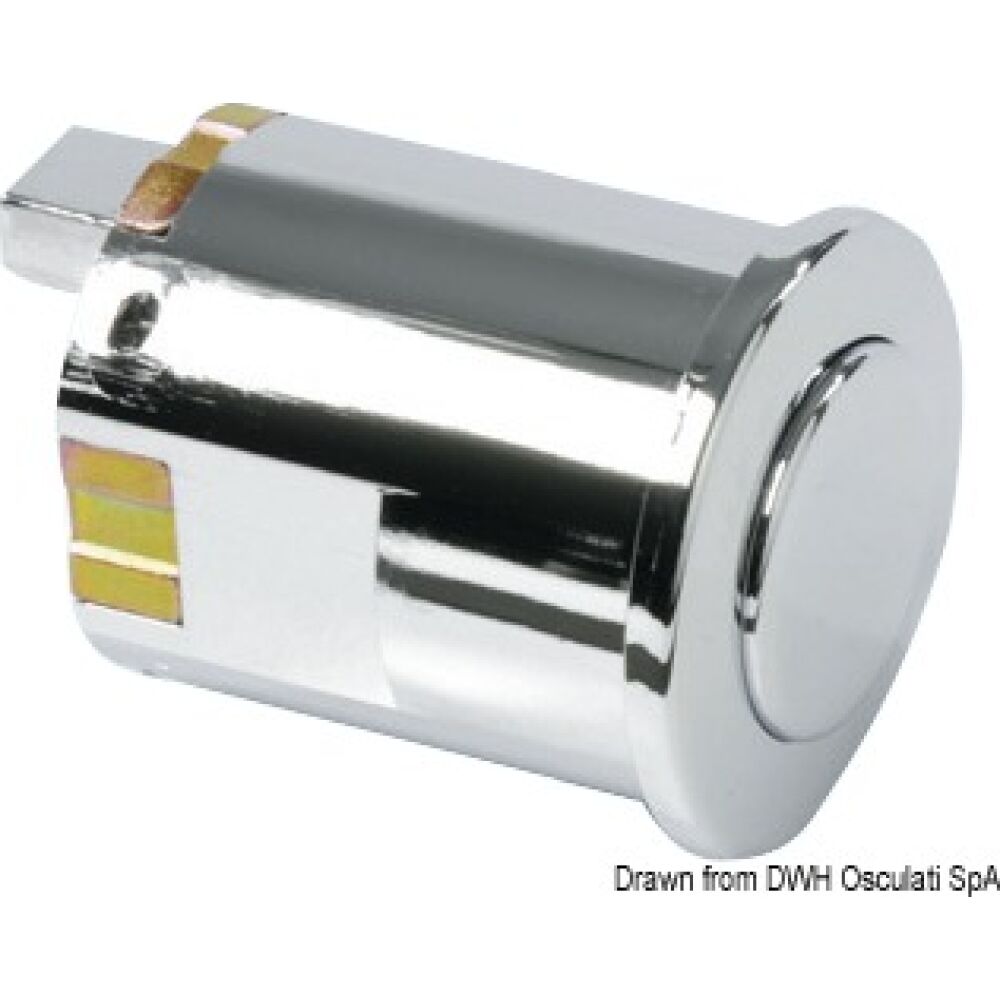 Knob, chrome finishing