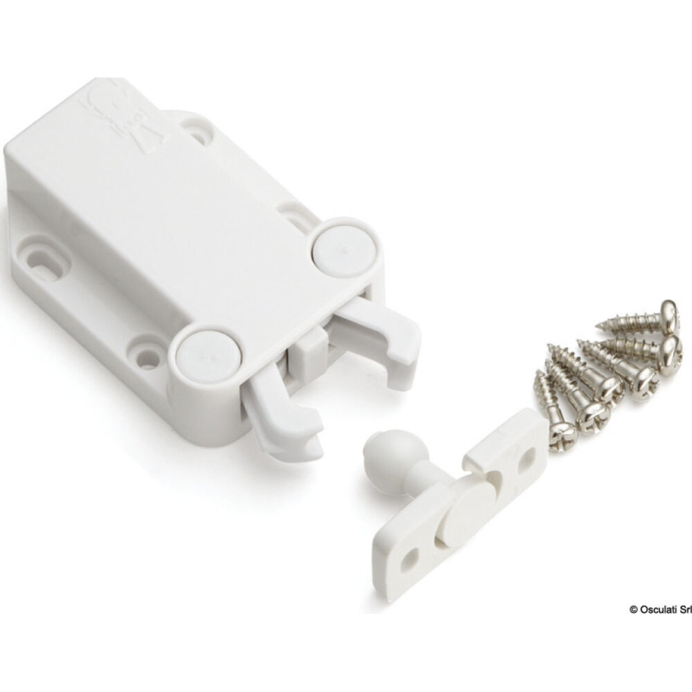 Scrocco a contatto flottante non magnetico bianco