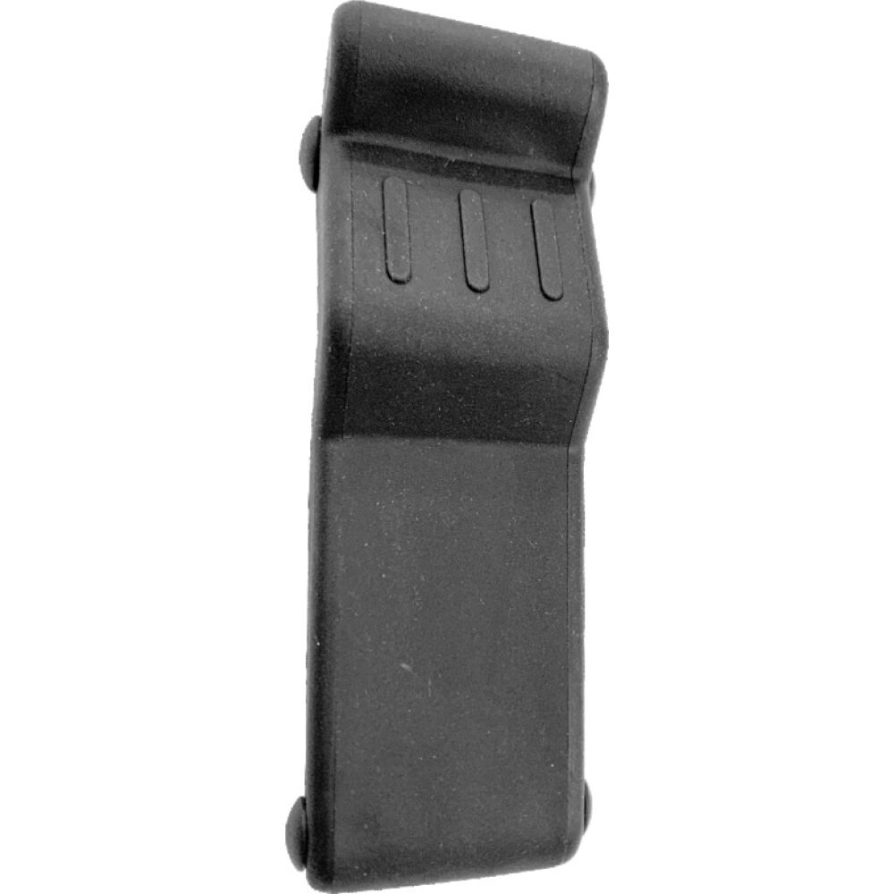 Anti-vibration rubber peak latch 96x29 mm black