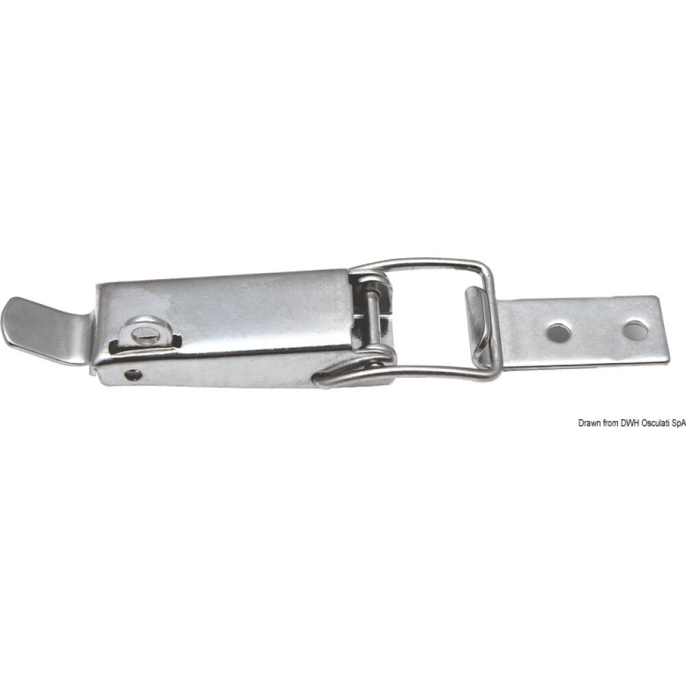 Chiusura inox a leva 102 mm