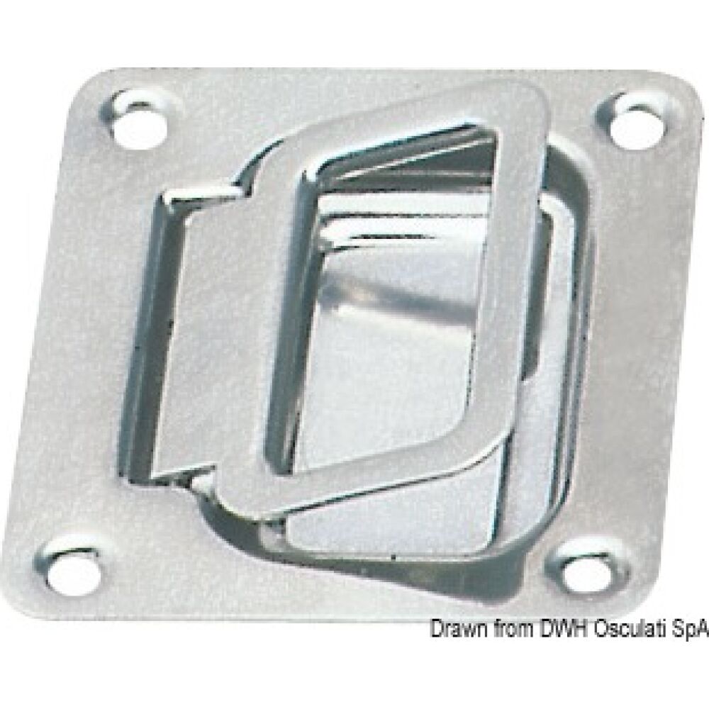 Maniglia inox 57x77 mm