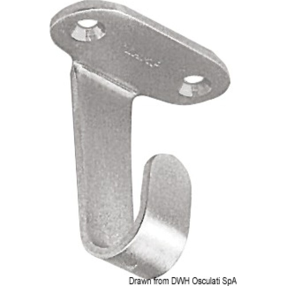 Polished SS ceiling hook 33 mm