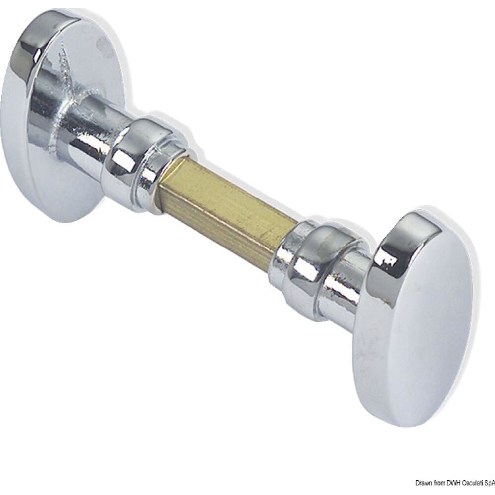 Maniglietta doppio pomolo ottone