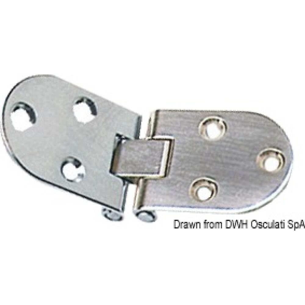 Foldable hinge 2mm 84x30 mm