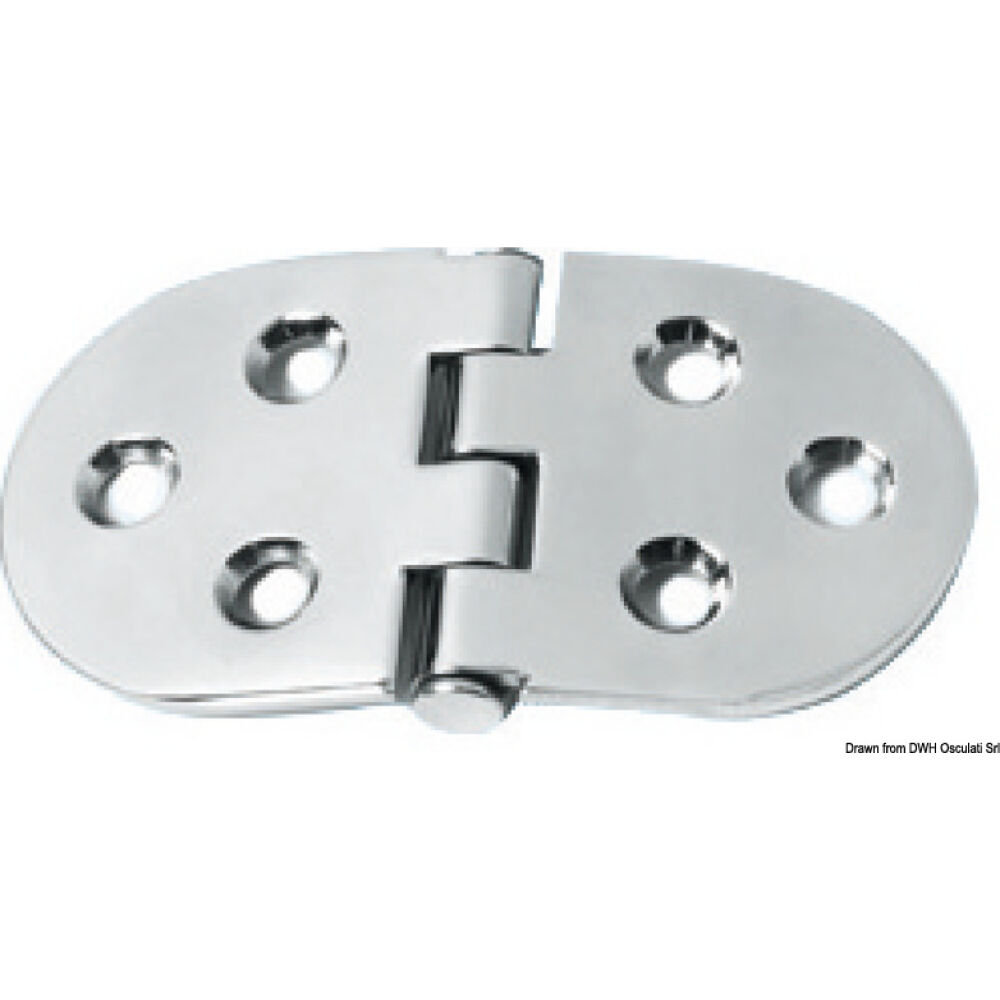 Cerniera inox 110x60 mm