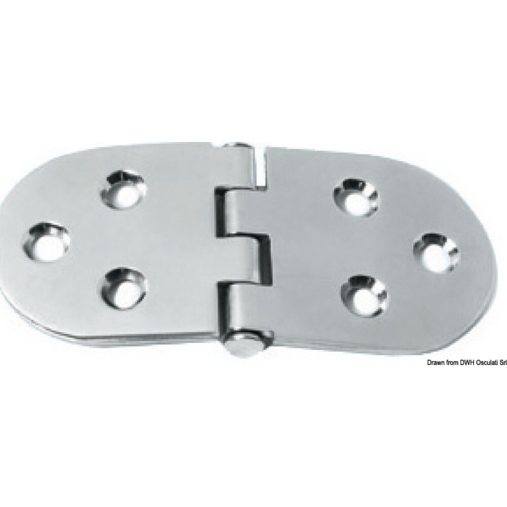 Cerniera inox 130x60 mm