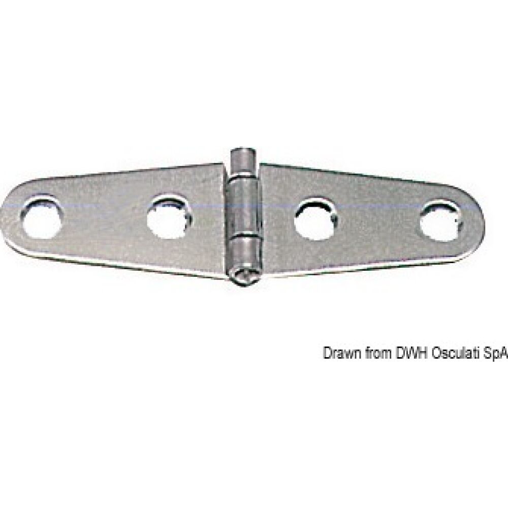 Cerniere inox 101x27 mm