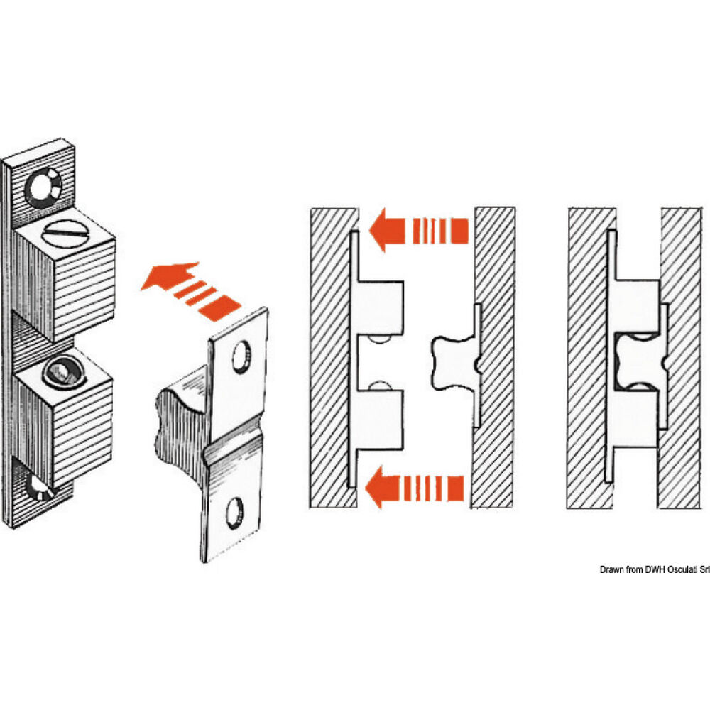 Fermaporte a sfere 49x10